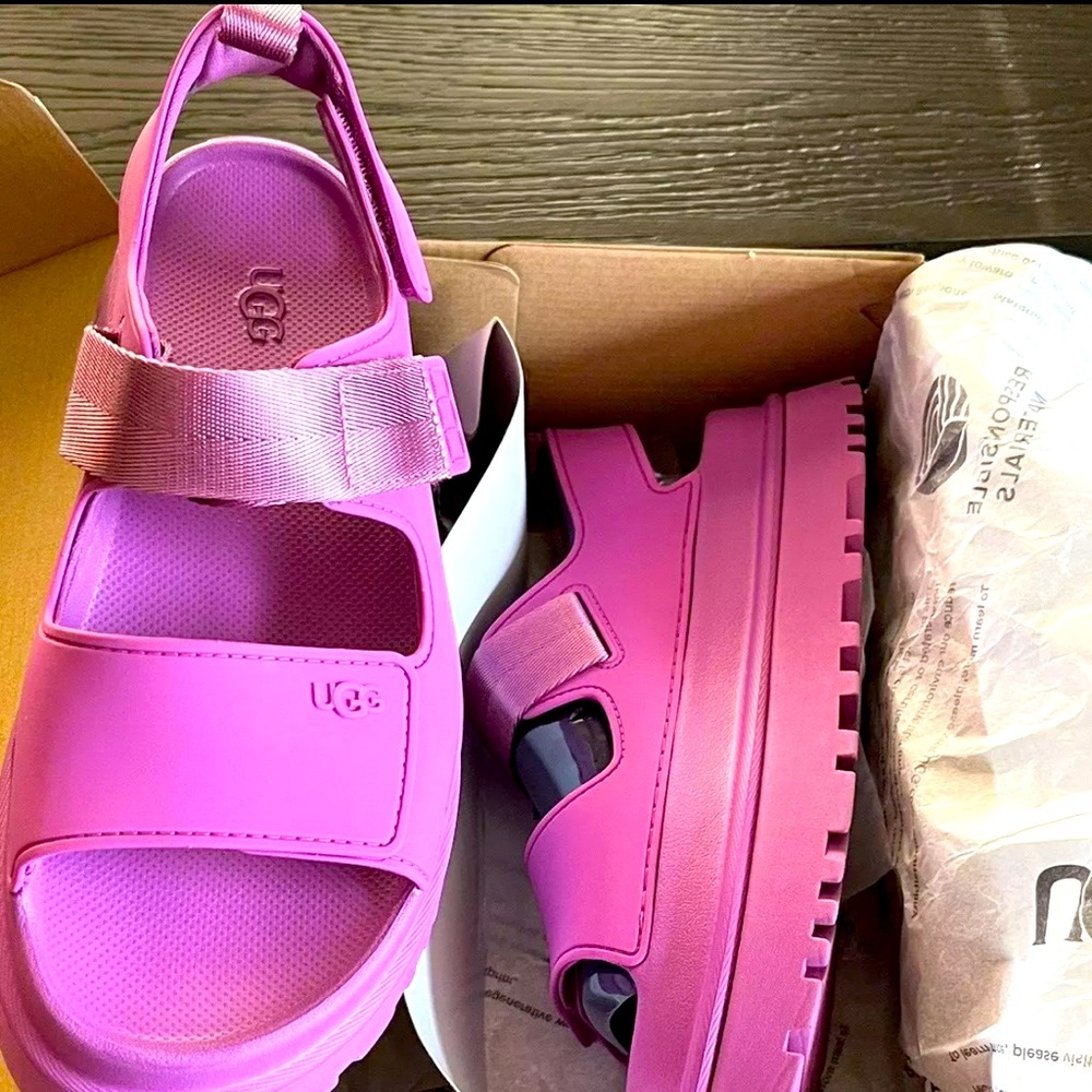 💜🍇 UGG GOLDENGLOW SANDAL MANGOSTEEN 💜🍇